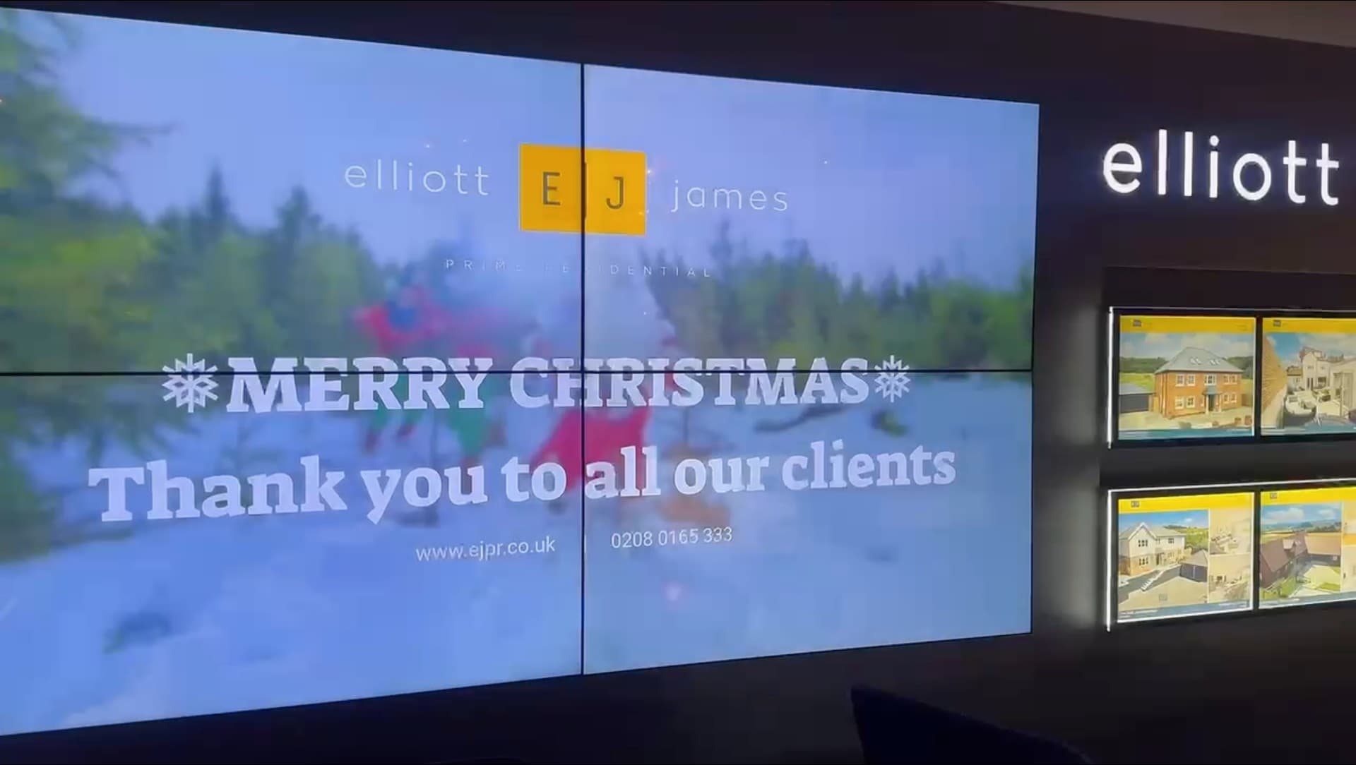Merry Christmas from Elliott James Prime Residential